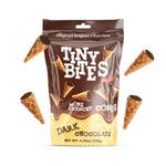 Tiny Bites Waffle Mini Cones with Original Belgian Dark Chocolate 4.24 oz
