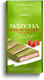 Matcha & Strawberry White Chocolate Bar, 7.05 oz (200 g) pack