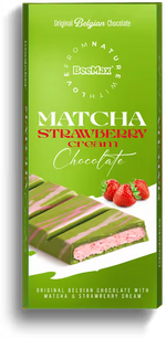 Matcha & Strawberry White Chocolate Bar, 3.36 oz (95 g) pack