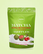 Matcha Strawberry Truffles