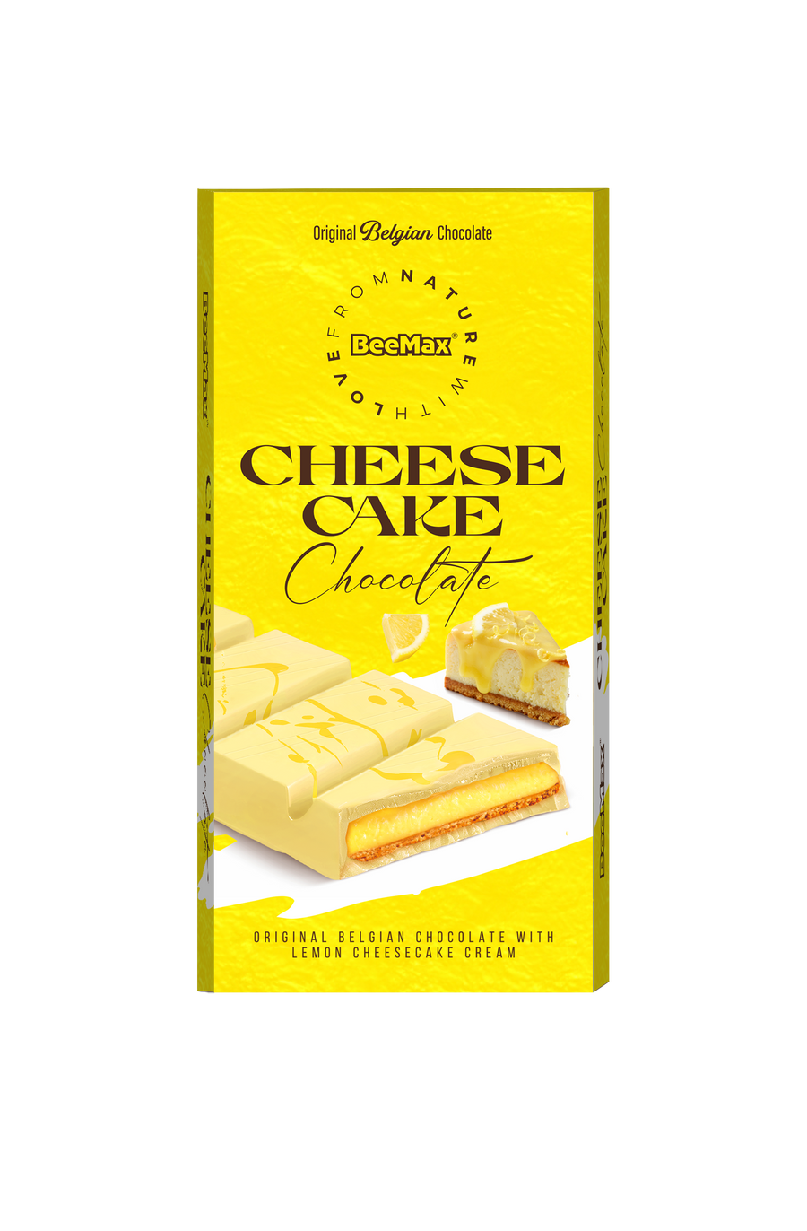 BeeMax White Chocolate Lemon Cheesecake Bar, 7.05 oz – Box of 6