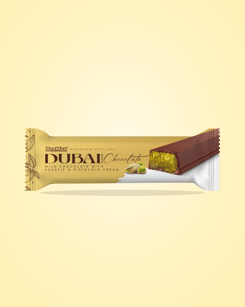 BeeMax Dubai Chocolate Bar, 1.24 oz (35 g)