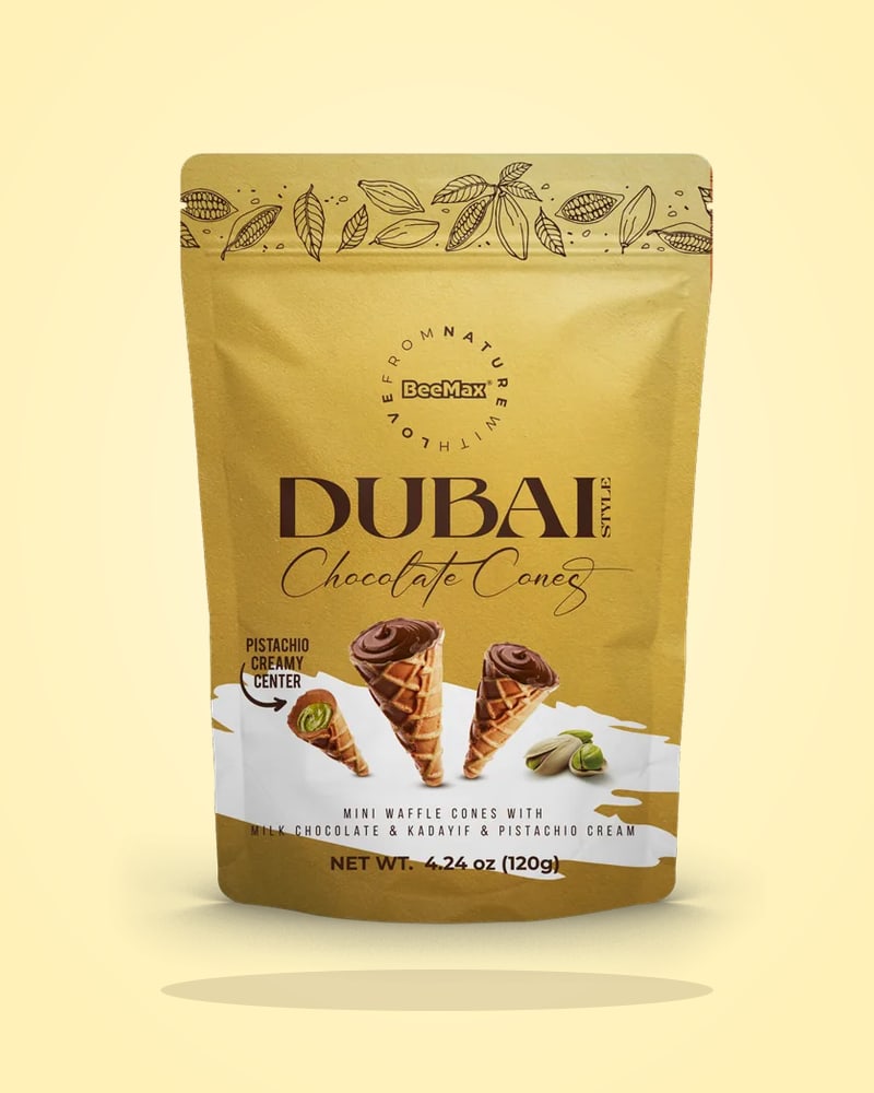 Dubai Chocolate Cones