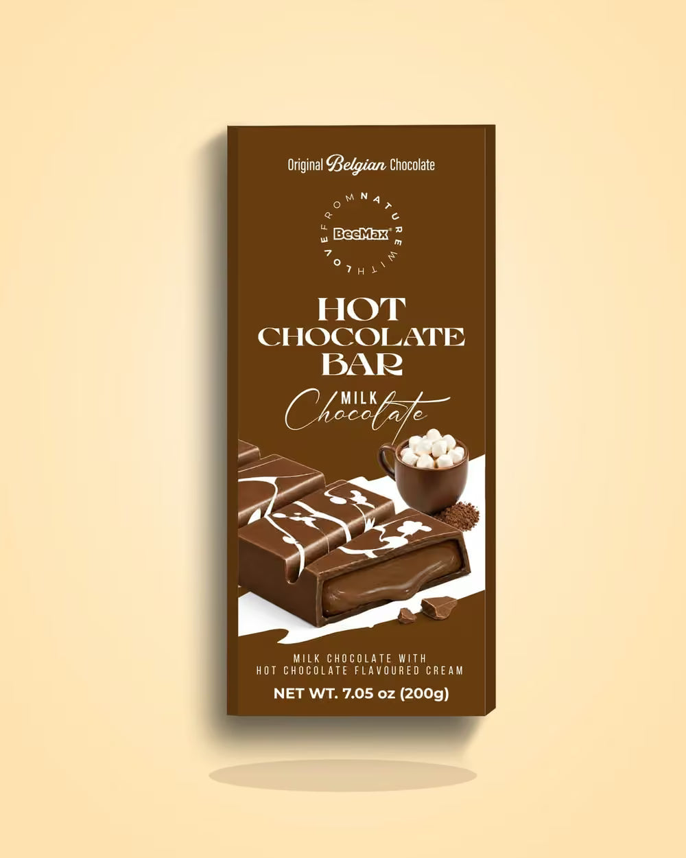 Hot Chocolate Milk Chocolate Bar, 7.05 oz (200 g)