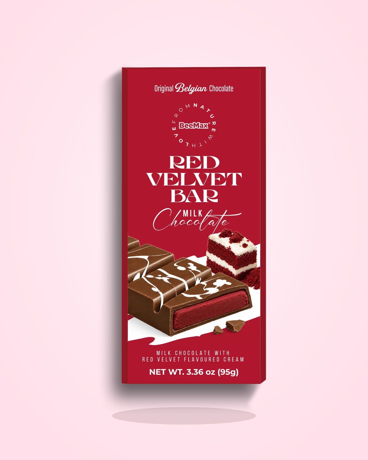 Red Velvet Milk Chocolate Bar