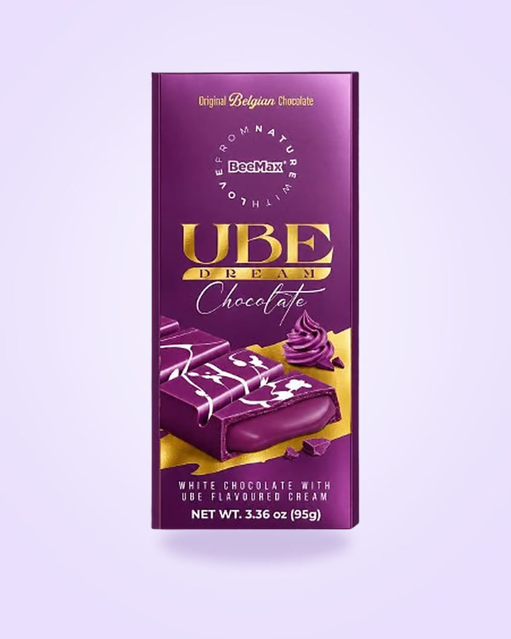 Ube Chocolate Bar, 3.36 oz (95 g)