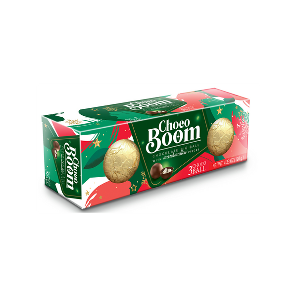 Choco Boom Christmas 3 pcs Box (4.23 oz) 120g