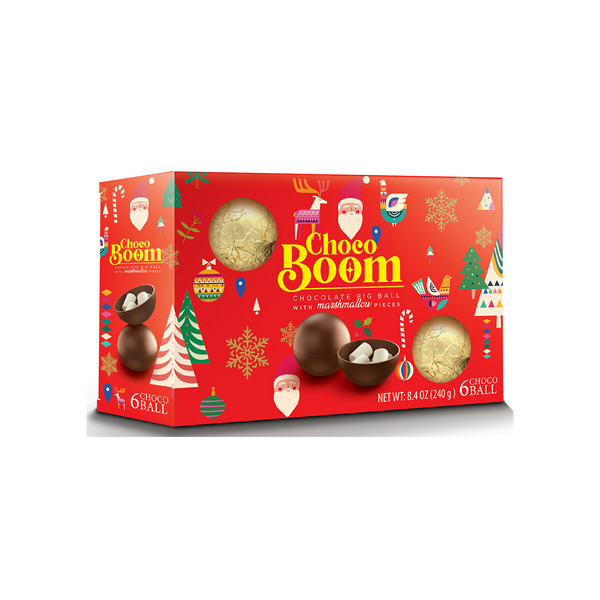 Choco Boom Christmas 6 pcs Box (8.4 oz) 240g