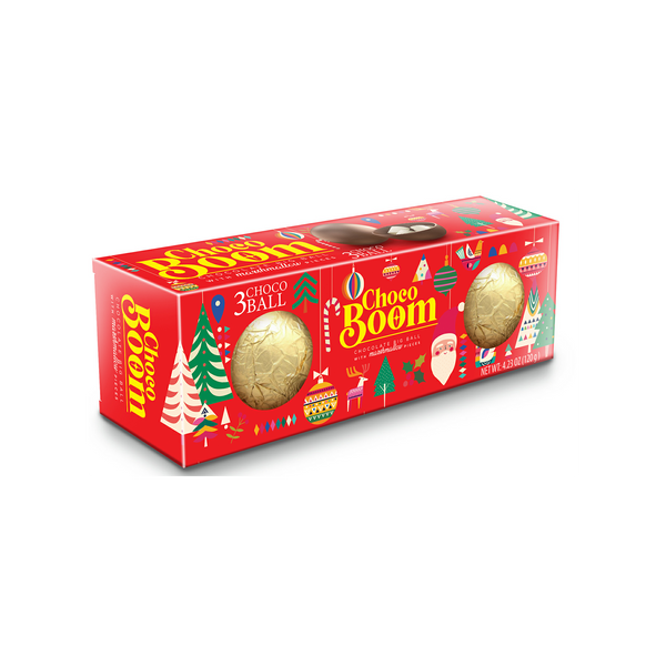 Choco Boom Christmas 3 pcs Box (4.23 oz) 120g